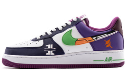 Nike: Фиолетовые кроссовки  Air Force 1