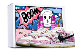 Nike: Чёрные кроссовки  Dunk