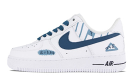 Nike: Голубые кроссовки  Air Force 1