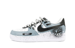 Nike: Чёрные кроссовки  Air Force 1