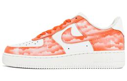 Nike: Оранжевые кроссовки  Air Force 1