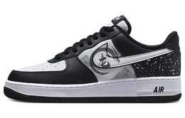 Nike: Чёрные кроссовки  Air Force 1