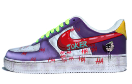 Nike: Фиолетовые кроссовки  Air Force 1