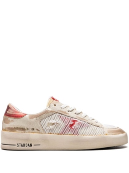 Golden Goose: Белые кроссовки  Stardan