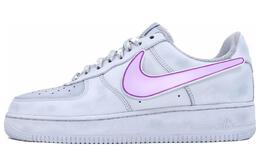 Nike: Фиолетовые кроссовки  Air Force 1