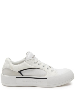 Alexander McQueen: Белые кеды  Deck Plimsoll