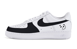 Nike: Чёрные кроссовки  Air Force 1