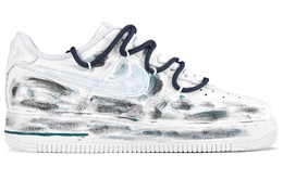 Nike: Серые кроссовки  Air Force 1