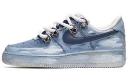 Nike: Синие кроссовки  Air Force 1