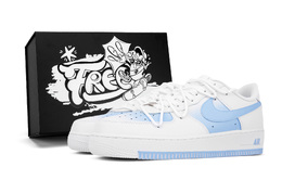 Nike: Голубые кроссовки  Air Force 1