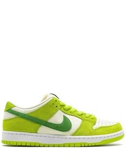 Nike: Зелёные кроссовки  Dunk Low Pro