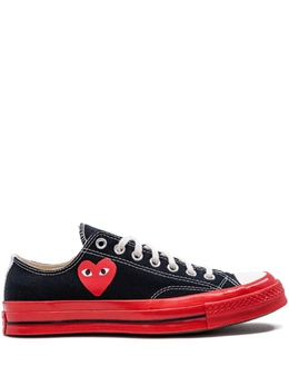 Converse: Чёрные кеды  Chuck Taylor 70