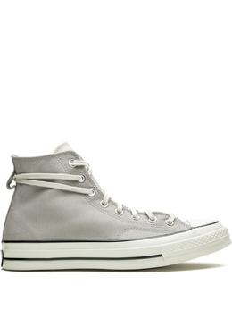 Converse: Серые кеды  Chuck 70 Hi