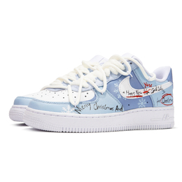 Nike: Голубые кроссовки  Air Force 1