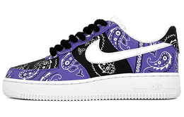 Nike: Фиолетовые кроссовки  Air Force 1