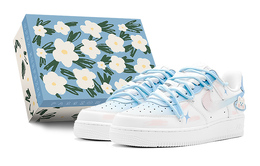 Nike: Розовые кроссовки  Air Force 1