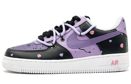 Nike: Фиолетовые кроссовки  Air Force 1