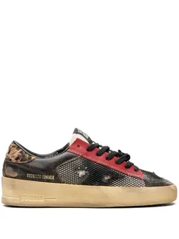 Golden Goose: Красные кроссовки  Stardan