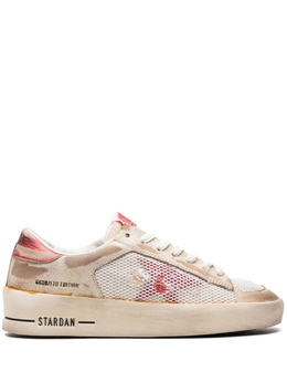 Golden Goose: Белые кроссовки  Stardan