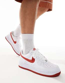 Nike: Красные кроссовки  Air Force 1