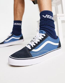 Vans: Синие кроссовки  Old Skool