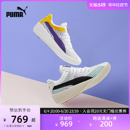 PUMA: Фиолетовые кроссовки  Clyde