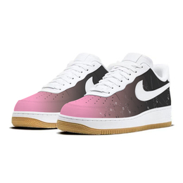 Nike: Чёрные кроссовки  Air Force 1