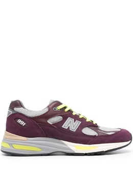 New Balance: Красные кроссовки 