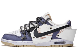 Nike: Фиолетовые кроссовки  Dunk
