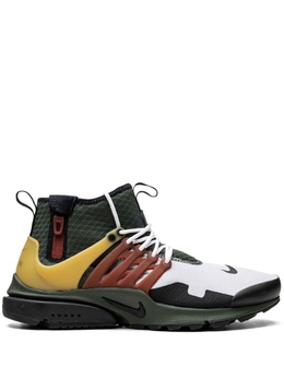 Nike: Зелёные кроссовки  Air Presto Mid Utility