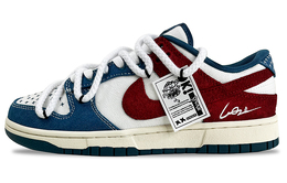 Nike: Бордовые кроссовки  Dunk Low