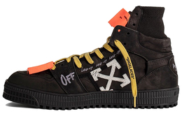 Off-White: Чёрные кроссовки  Off Court