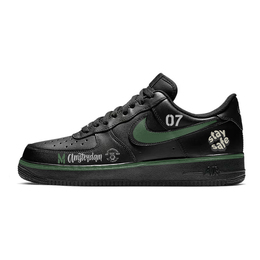 Nike: Чёрные кроссовки  Air Force 1