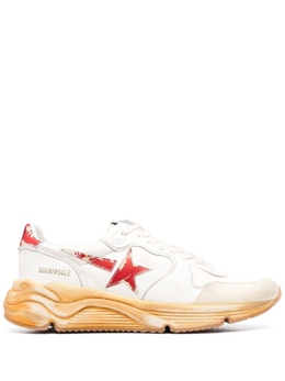 Golden Goose: Белые кроссовки  Running Sole