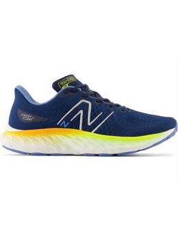 New Balance: Синие кроссовки 