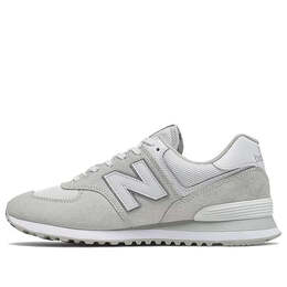 New Balance: Белые кроссовки  574