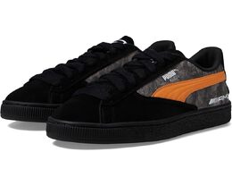PUMA: Чёрные кроссовки  Suede