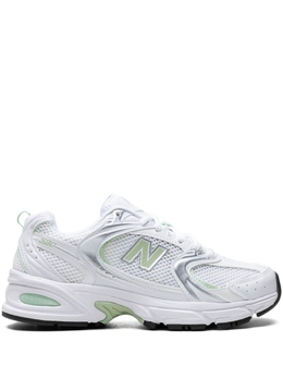 New Balance: Зелёные кроссовки  530