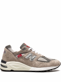 New Balance: Серые кроссовки  990