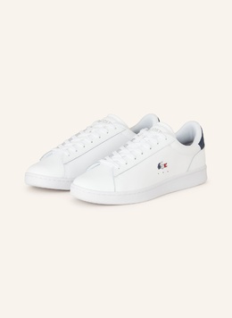 Lacoste: Белые кроссовки 