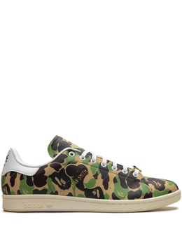 Adidas: Зелёные кроссовки  Stan Smith