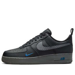 Nike: Чёрные кроссовки  Air Force 1