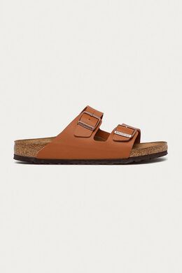 Birkenstock: Коричневые шлёпанцы 