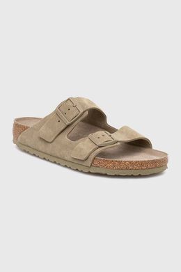 Birkenstock: Зелёные шлёпанцы  Arizona