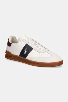 Polo Ralph Lauren: Белые кроссовки 