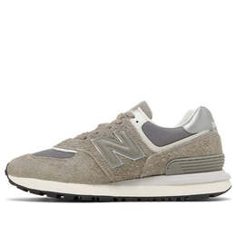 New Balance: Серые кроссовки  574