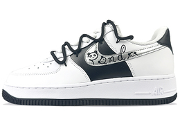 Nike: Чёрные кроссовки  Air Force 1