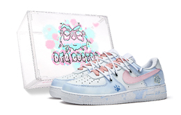 Nike: Голубые кроссовки  Air Force 1