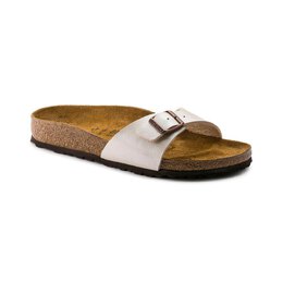 Birkenstock: Белые сандалии  Madrid Birko Flor