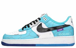 Nike: Чёрные кроссовки  Air Force 1